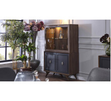 Двустворчатый шкаф витрина для посуды Алегро ALEG-13 Двустворчатый шкаф витрина для посуды Алегро ALEG-13