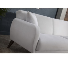 Трехместный Диван-кровать Flexy Флекси (светло-серый)