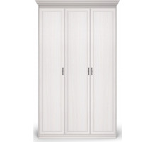 Шкаф 3-х дверный Неаполь Ясень анкор светлый (патина "серебро") Шкаф 3-х дверный Неаполь Ясень анкор светлый (патина "серебро")