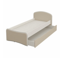 Выкатная кровать для двоих детей Комби МН-211-09 капучино