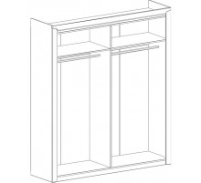 Шкаф для одежды четырехдверный Соренто  Шкаф для одежды четырехдверный Соренто