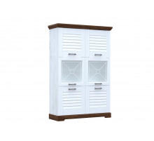 Двухстворчатый шкаф-витрина для посуды ГК-2 (СА/ОРТ) Кантри Двухстворчатый шкаф-витрина для посуды ГК-2 (СА/ОРТ) Кантри