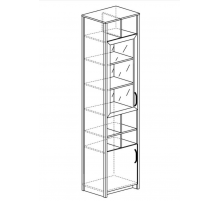 Шкаф для книг Гранж 984 Шкаф для книг Гранж 984