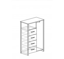 Комод для белья Гранж 985 Комод для белья Гранж 985