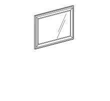 Зеркало Афины 365 кремовый белый